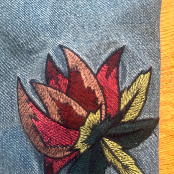 Honey Punch one of a kind denim jean skirt Small - Picture 3 of 6